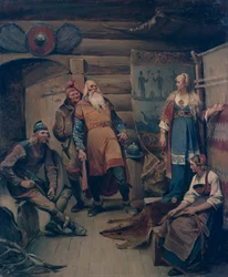 Heiratsbote von Harald Hårfagre zu Gyda