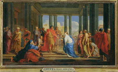 Kaiser Trajan bei einer öffentlichen Audienz