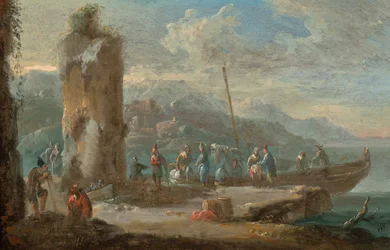 Südliche Hafenszene