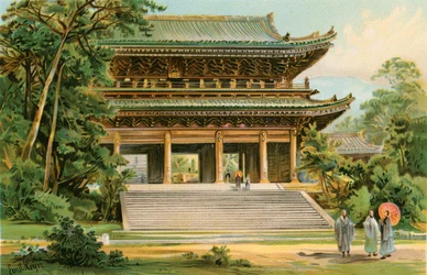 Kultur der asiatischen Mongoloiden: Japanischer Tempel