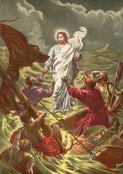 Jesus geht auf dem Wasser