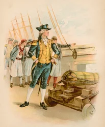 John Paul Jones, erster Kapitän der US-Marine