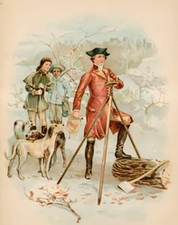 Junger Washington, Landvermesser