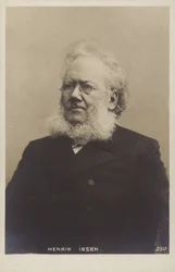 Henrik Ibsen (1828-1906), norwegischer Dramatiker
