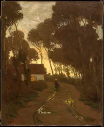 Dämmerung nach dem Regen