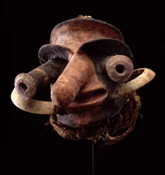 Vanuatu-Puppen-Kopf, von der Malekula-Insel (ehemals Neue Hebriden) Ozeanien
