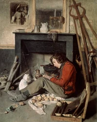 Atelierinterieur, 1845