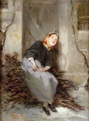 Der Zweigsammler, 1855