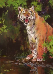 Mutter und Baby II (Tiger) 1997