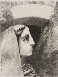 Vor der schwarzen Sonne der Melancholie erscheint Lenore, Platte zwei aus An Edgar Poe
