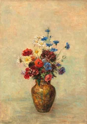 Blumen in einer Vase, ca. 1910
