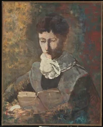Madame Camille Redon beim Lesen