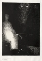 Das Spukhaus: Ich starrte weiter auf den Stuhl und bildete mir ein, darauf ein blasses Blau zu sehen..., 1896