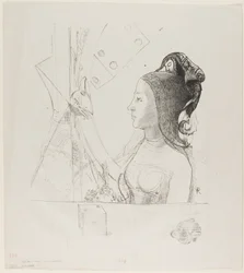 Unbetitelte Probedruck-Lithographie