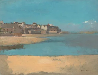 Dorf am Meer in der Bretagne