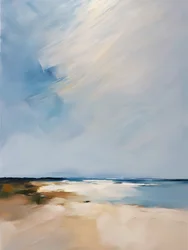 Abstrakte Strandruhe
