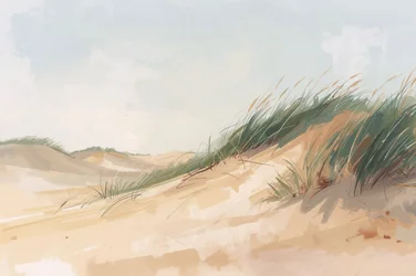 Serene Sanddünen