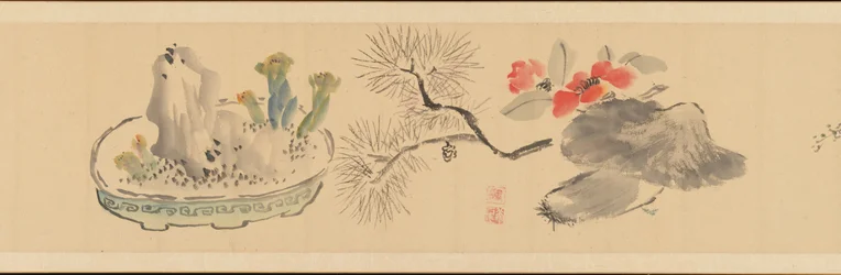 Brief mit Blumen, 1831