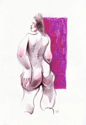 Feminine Form in Lila