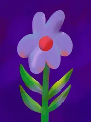 Lebendige violette Blume