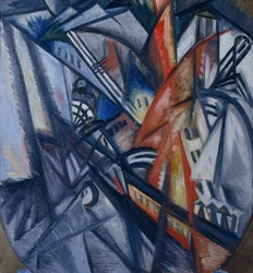 Feuer in der Stadt, 1913