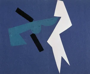 Universaler Krieg: Collagearbeit von Olga Rosanova, Januar 1916