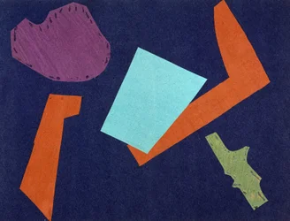 Universaler Krieg: Collagearbeit von Olga Rosanova, Januar 1916