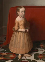 Porträt eines jungen Mädchens mit Rose, ca. 1838