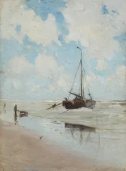 Fischerboot am Strand