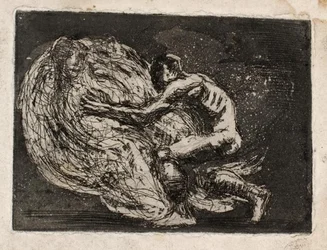 Ixion umarmt die Wolke