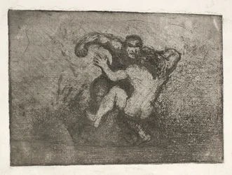 Zwei Männer, die kämpfen