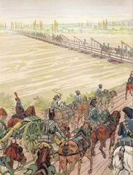 Napoleon überquert den Rhein, 1. Oktober 1805