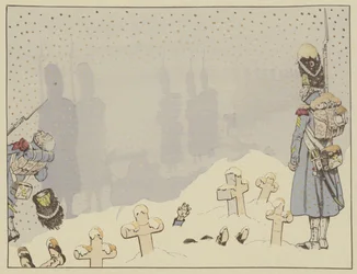 Die Schlacht bei Eylau, die blutigste von Napoleons Siegen, 8. Februar 1807