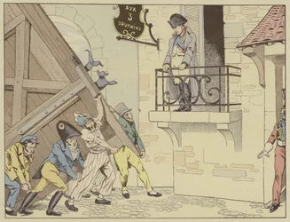 Die Stadt Grenoble öffnet Napoleon bei seiner Rückkehr aus dem Exil auf Elba die Tore, 7. März 1815