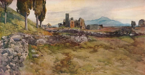Auf der Via Appia, 19. Jahrhundert