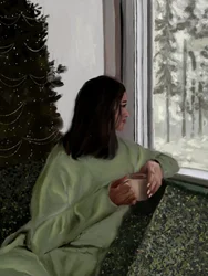 Gemütlicher Wintermorgen