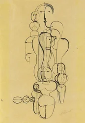 Konzentrische Gruppe: Figurenplan K1