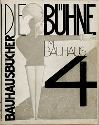 Cover-Design Die Bühne im Bauhaus, 1925