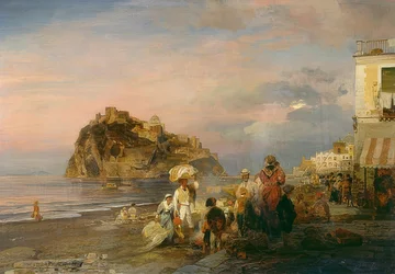 Abendlicher Strand bei Ischia