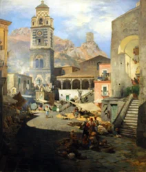 Marktplatz von Amalfi