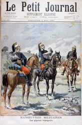 Französische Militärmanöver: Verwendung von Brieftauben zur Kommunikation, 1897
