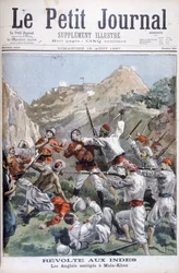 Aufstand an der Nordwestgrenze, die Briten belagert in Malakand, Indien, 1897