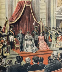 Spanisch-Amerikanischer Krieg, Regentin Maria Cristina von Österreich spricht zu den Cortes Generales