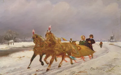Troika im Schnee