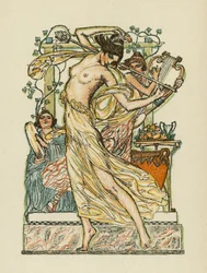 Anakreons Lieder (Farblithografie)
