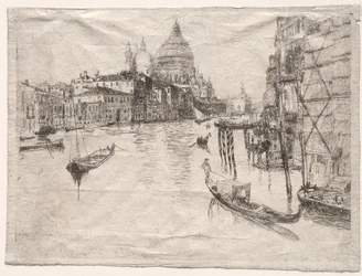 Eingang zum Canal Grande, Venedig