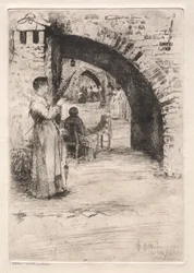 Radierungen von Venedig: Netzmacher, 1881