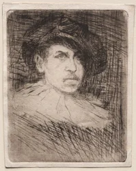 Selbstporträt im Kostüm, 1880