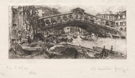 Die Rialto-Brücke, Venedig