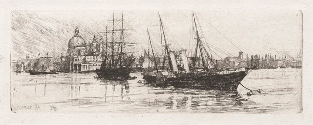Zwei Boote, Venedig, 1880